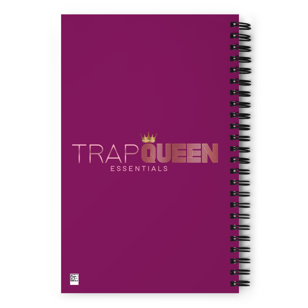 TRAP QUEEN ESSENTIALS BULLET JOURNAL_Know Your Worth Then Add Tax_Eggplant_AFFIRMATION Collection